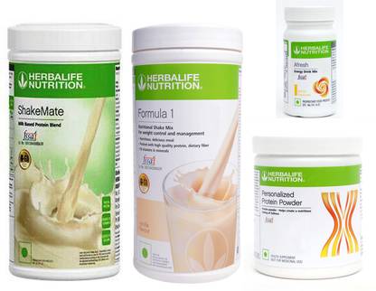 HERBALIFE FORMULA1VANILLA 500PROTIEN 200 GAFRESHENERGYDRINK LEMON 50 +SHAKEMATE 500 G Plant-Based Protein