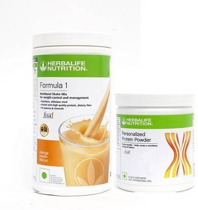 HERBALIFE Weight Loss Combo Pack Formula 1 ORANGE CREAM 500G + PPP200G Protein Shake