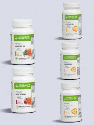 HERBALIFE AFRESH-KASHMIRIKAHWA,TULSI,PEACH,LEMON,GINGER Protein Shake