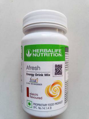HERBALIFE AFRESH ENERGY DRINK MIX - ELAICHI FLAVOR (50GM) Energy Bars