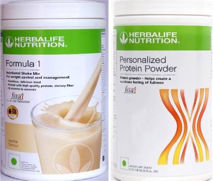 HERBALIFE Weight Loss Combo Pack Formula 1 VANILLA 500G + PPP400G Protein Plant-Based Protein