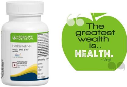HERBALIFE HERBAL OMEGA 3 CAPSUL HERBALIFELINE UNFLOWER Tablet