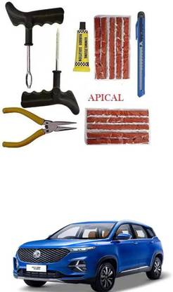 APICAL Car Tubeless Tyre Puncture Repair Kit For MG Hector Plus Tubeless Tyre Puncture Repair Kit
