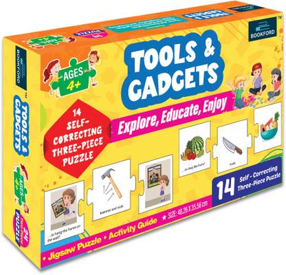 BOOKFORD Tools And Gadgets Jigsaw Puzzle Game & Fun and Learning