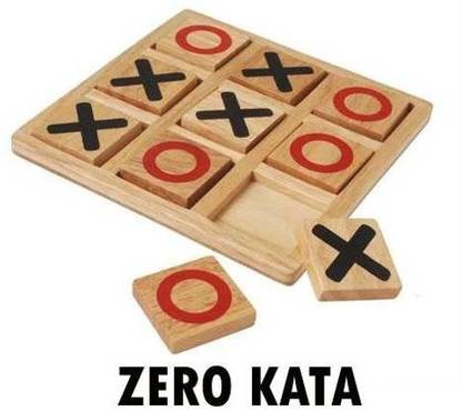 FORSIKHA Zero Kata Game Puzzle Tic Tac Toe Board Game Kids Educational Board Brain Teaser
