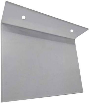 AJ Lite Acrylic Shoe Tray Crystal Clear Rectangular Shape Wall Mount Support Set-6 Acrylic Wall Shelf