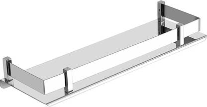 iSTAR 304 Stainless Steel Wall Shelf for Kitchen & Bathroom (Pack of 1, Silver) Stainless Steel Wall Shelf