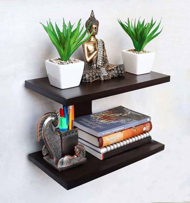 Stalory MDF (Medium Density Fiber) Wall Shelf