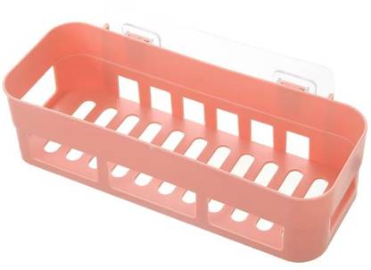 Flipkart SmartBuy Multipurpose Kitchen Bathroom Shelf Wall Holder Storage Rack (Set of 1) Plastic Wall Shelf