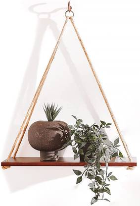 LASERGIFTS Wooden Wall Shelf
