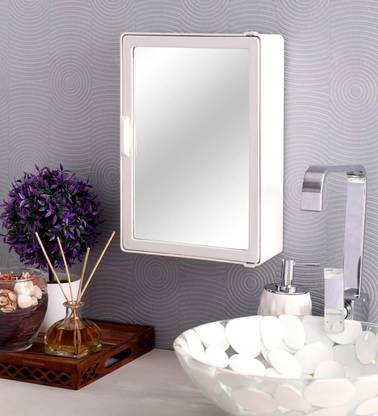 ZOOM bathroom cabinet with mirror Plastic Wall Shelf