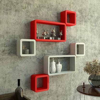 NationalArts Wooden Wall Shelf
