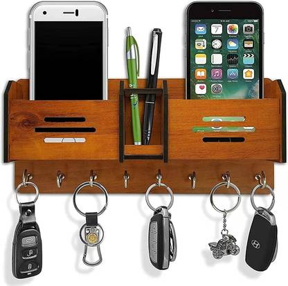 SQL mobile stand wood key holder Wood Key Holder