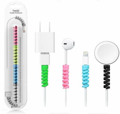 Hardercase 4-Pieces Charger Cable Protector Data Cable Charging Cord Cable Protector Cable Protector