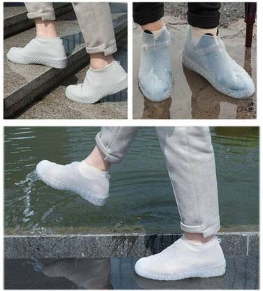 SeaRegal Non-Slip Resistant Silicon Waterproof Shoe Cover Silicone Multicolor Flat Shoe Cover, High Ankle Shoe Cover, Boots Shoe Cover, Toes Shoe Cover