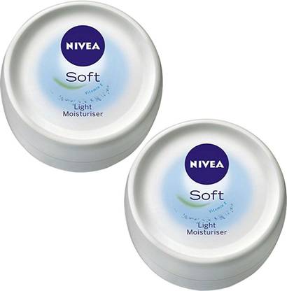 NIVEA Soft Light Moisturiser Pack of 2