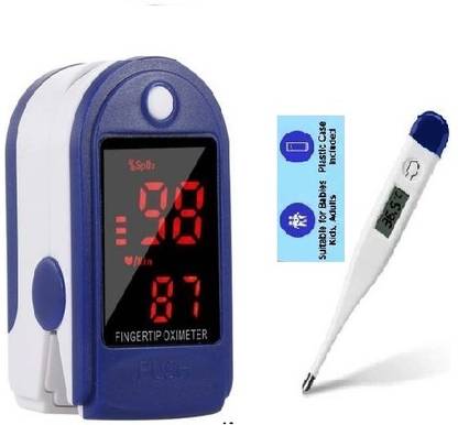 Ark9999 Combo Oximeter Blue With Digital Thermometer Julia J4 Baby Thermometer