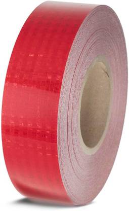 Conclood India Radium High Intensity Bright Conspicuity Tape (2 inch x 5 mtr) 50 mm x 5 m Red Reflective Tape