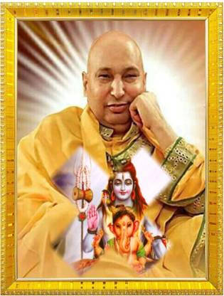 Nokkes Jai Guru Ji Swaroop Shukrana Guru Ji Golden 5X7 Inch Photo Frame _AQW12 Religious Frame
