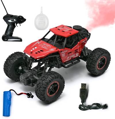 VikriDa Remote Control car with Mist Smoke Spray Function 1:18