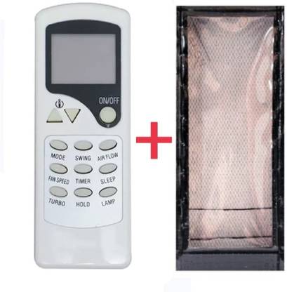 Ethex (Remote+Cover) Remote compatible for Voltas Ac Godrej,Onida,Electrolux,Reconnect Split Ac Remote Control Remote Controller