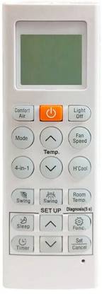 Ethex ® Re-36K Ac Remote compatible for LG Ac (4 in 1 Button) (Match all functions with your Remote before placing order) ( check all images) Remote Controller
