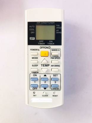 Paril Ac- REMOTE COMPATIBLE FOR  AC PANASONIC ( NANOE-G ) Remote Controller