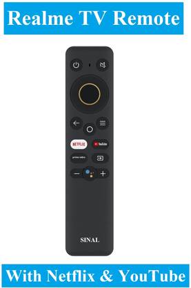 SINAL RealMe Smart LED TV Remote with Netflix & YouTube (RMT6)_FLP For Realme Remote Controller