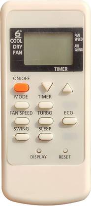 HDF AC Remote Control Compatible For  Split Window AC 135 Whirlpool Remote Controller