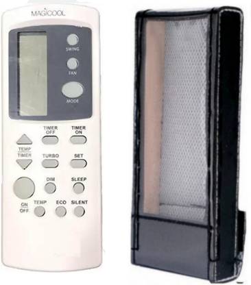 Ethex Remote+Cover Ac Remote compatible for Whirlpool Ac (Silent Button) remote With PU Leather Protective Cover( EXACTLY SAME REMOTE WILL ONLY WORK) Remote Controller
