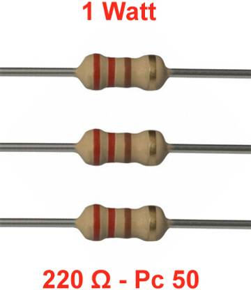ELPH 50 pieces of 250 Ohm_1WATT Resistance Fixed Resistor