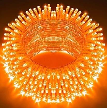 Herikon 40 LEDs 11.5 m Orange Steady Ball Rice Lights