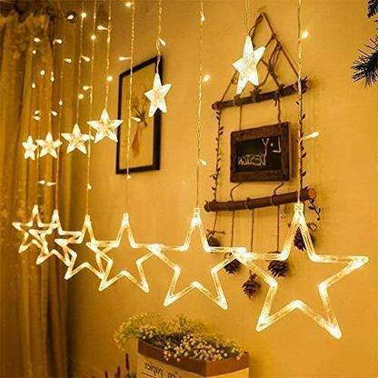 XPRESSIONS 12 LEDs 2.5 m White Flickering Star Rice Lights