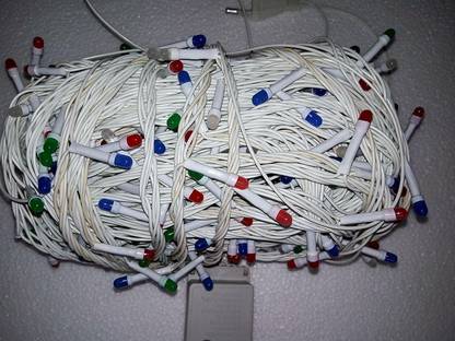 GLOWTRONIX 350 LEDs 50.8 m Multicolor Color Changing, Flickering, Steady String Rice Lights