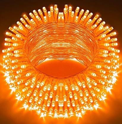spark world 22 LEDs 6.5 m Orange Steady Bulb Rice Lights
