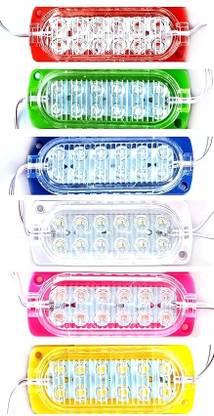 StrawHat DC 24V 3 Watt Waterproof LED Module Light Lamp Bulb Multipurpose Use For vehicle Indicator Light Truck LED (24 V, 3 W)