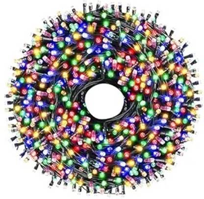 SV GLOBAL 42 LEDs 15 m Multicolor Color Changing, Flickering, Steady Bell Rice Lights