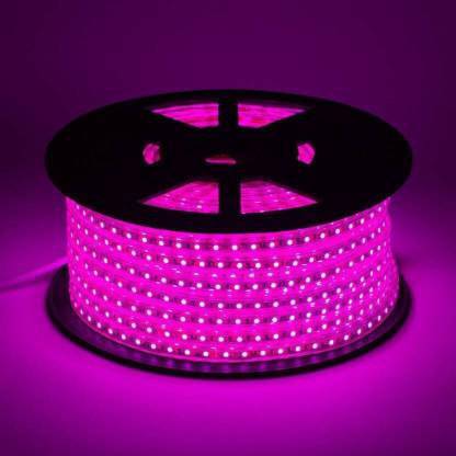 Eware 2400 LEDs 19.94 m Pink Steady String Rice Lights