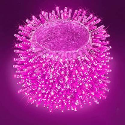 SV GLOBAL 66 LEDs 20 m Pink Steady Bell Rice Lights