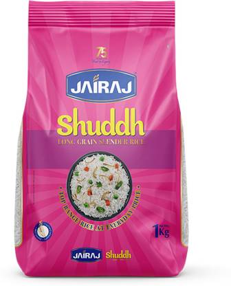 JairaJ Shuddh Slender Rice ( Basmati Rice (Long Grain, Steam)