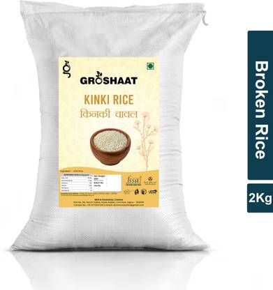 Groshaat Kinki Rice (Broken Rice)- 2Kg Pack Basmati Rice (Broken Grain)