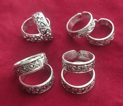 Alloy Toe Ring Set