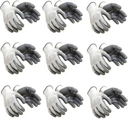 PulGos PVC_1_PAIR_BS Nylon  Safety Gloves