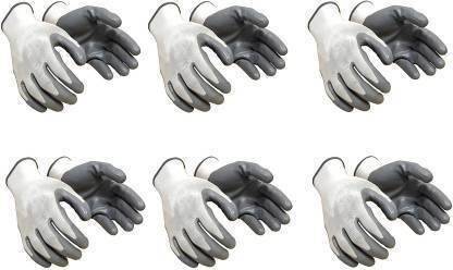 PulGos PVC_1_PAIR_AO Nylon  Safety Gloves