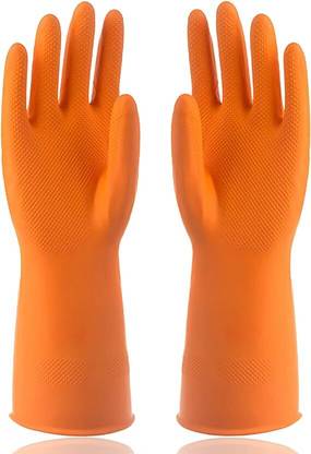 STYLERA 1 PAIR High Grade Rubber Material Multi Use Reusable Safety Hand Gloves Rubber  Safety Gloves