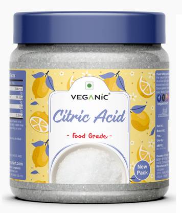 Veganic Citric Acid | Nimbu Sat | Lemon Salt (Premium), 200 g