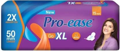 Pro-ease Go XL - 15 Pieces Sanitary Pad