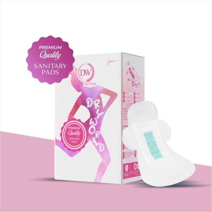 DRY WORLD Cottony soft Ultra Thin Regular size medium flow Sanitary Pad