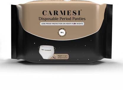 Carmesi Disposable Period Panties | Leak-Proof Protection For Heavy-Flow Nights Sanitary Pad