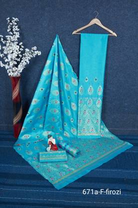 Mekhela Chador Silk Blend Saree